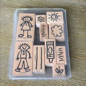 Stampin’ Up! Rubber Stamp Set Wonderful Wings Set of 10
